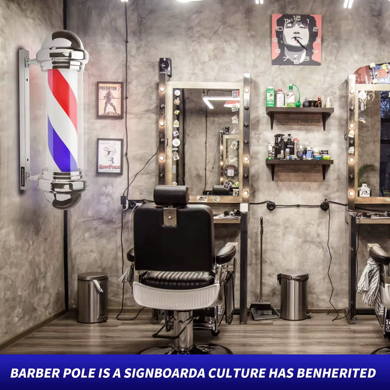 Barber Pole Light