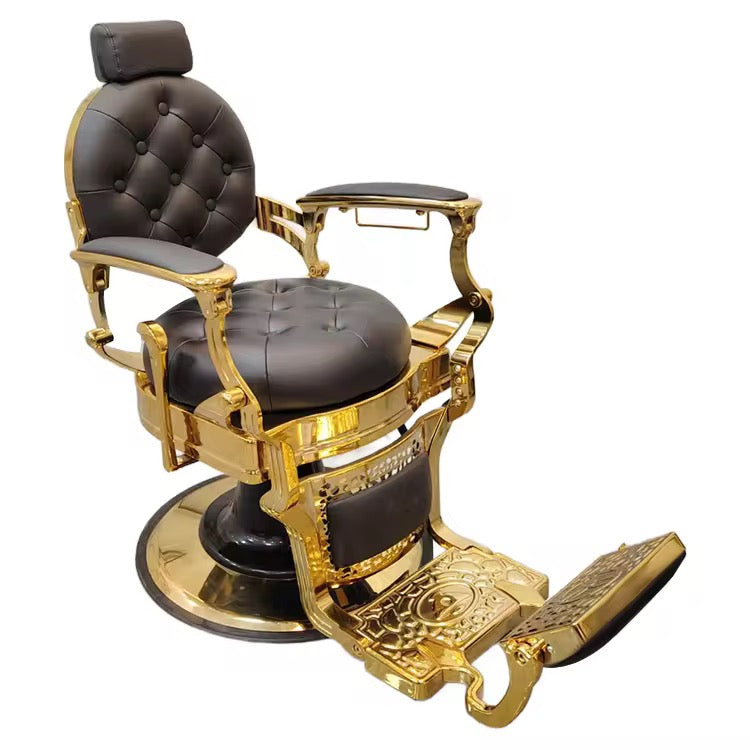 B9257 Heavy Barber Chair Gold