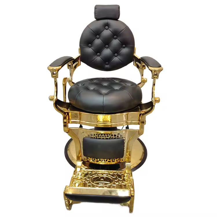 B9257 Heavy Barber Chair Gold